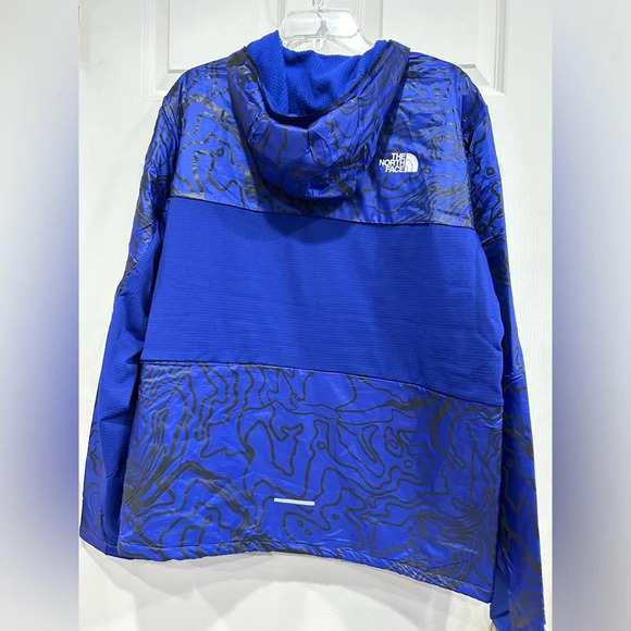 The North Face Men’s L Large Winter Warm-up 1/4 Zip Hoodie NWT Blue - Picture 3 of 11